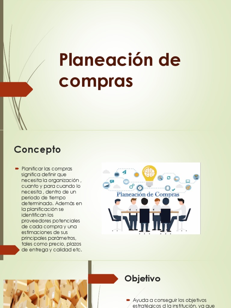 Planeacion de Compras | PDF | Planificación | Presupuesto