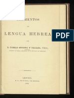 1891 Elementos de Lengua Hebrea PDF