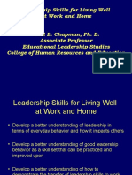 Leadership Skills For Living Well at Work and Home