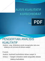 Analisis Kualitatif Karbohidrat