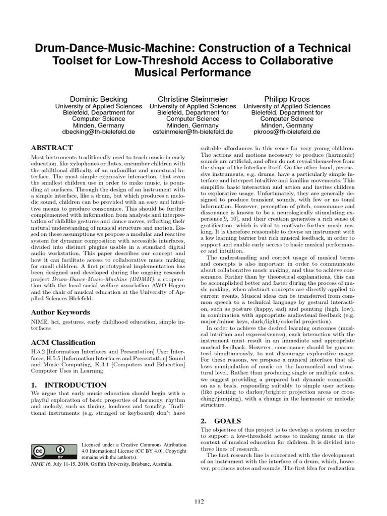 15.-Drum-Dance-Music-Machine Construction of A Technical PDF | PDF ...