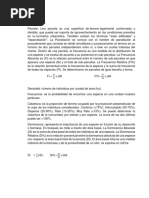 Fórmulas de Abundancia y Dominancia Forestal | PDF