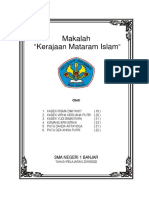 Makalah Kerajaan Mataram Islam