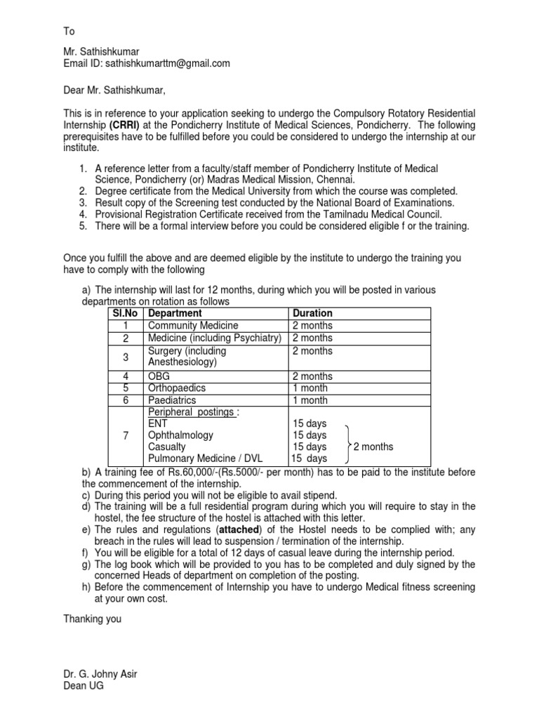 Internship guidelinesFMG PDF Medicine Health Care