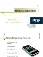 6 Step iPhone Marketing Research Process