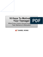 16 Keys To Motivating Your Teenager