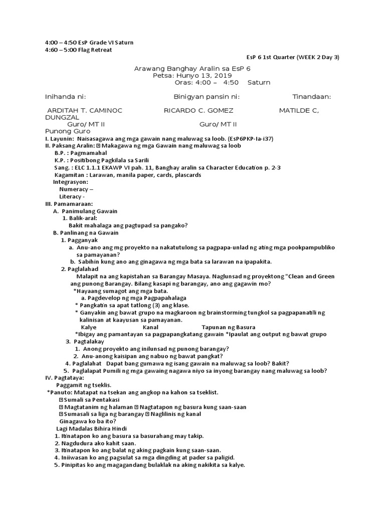 DLP EsP 6 Q!W2D3 | PDF