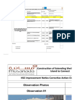 Work Improvement Notice MUS-C1-HSE-CWIN-098