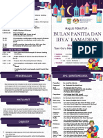 Buku Program Majlis Penutup Bulan Panitia