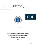 Syllabus GM 9 - MM5007 Financial Management