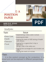 EAPP - Topic16 - Writing A Position Paper