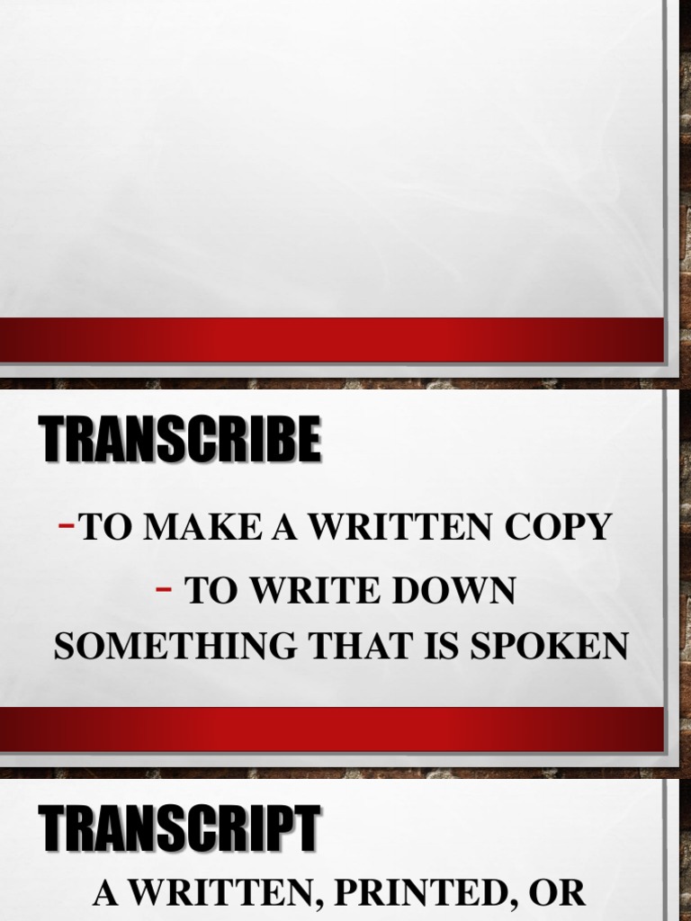 How To Write A Transcription | PDF | Foreign Language Studies ...