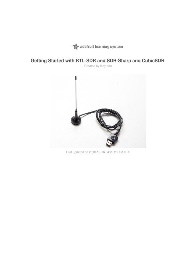 Getting Started With RTL SDR and SDR Sharp | PDF | Software Defined ...