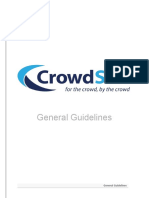 CrowdSurf General Guidelines