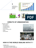 Impacts of Urbanisation & Sustainable Solutions