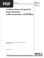 (BS EN 61746 - 2001) - Calibration of Optical Time-Domain Reflectometers