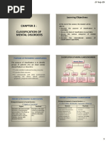 L3 Chapter 3 - Classification of Mental Disorders, Schizophrenia