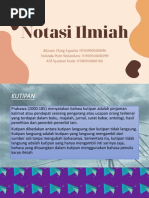 Teknik Penulisan Catatan Kaki STISNU | PDF