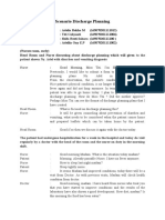 Scenario Discharge Planning