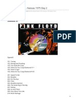 Pink Floyd - 1975 - Nassau 1975 Day 2