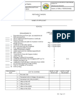 SDO BTN QF OSDS PER 030 ERF Checklist