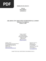 Download Probate Estate Law in TXOKLA_Article by fogpat SN45059781 doc pdf
