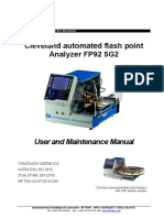 Cleveland Automated Flash Point Analyzer FP92 5G2 PDF