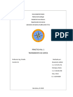 Análisis de datos de laboratorio químico