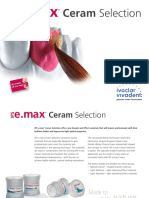 IPS E-Max Ceram Selection