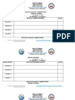 FESTIVAL TABULATION