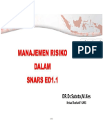 Baru - MANAJEMEN RISIKO DALAM SNARS ED 1.1