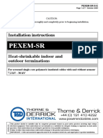 Cable Termination Instruction 11kV Terminations Single Core XLPE EPR