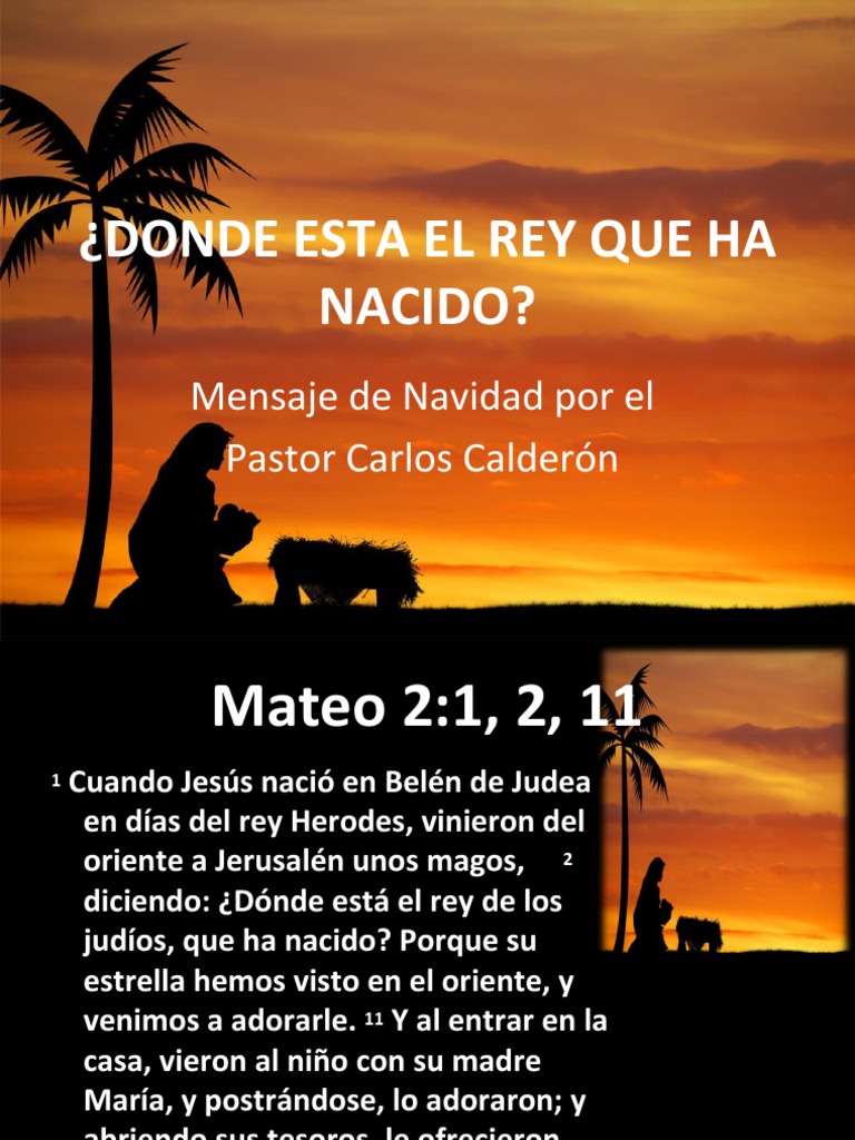 ¿Dónde nació el Rey de los Judíos? | PDF | Contenido bíblico | Reyes Magos