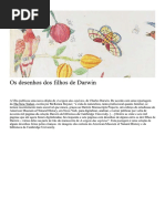Os desenhos dos filhos Darwin