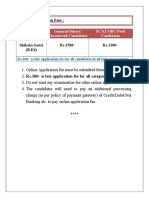 FEE STRUCTURE (B.Ed) PDF