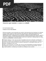 Amores que matam - o poeta e a cidade