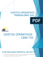 Gastos Operativos Transalinas Sac