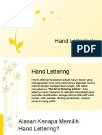 Presentasi Ide Bisnis Hand Lettering