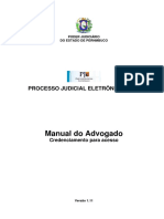 Manual de Cadastro do Advogado