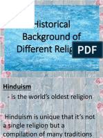 HISTORY OF Religion