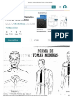 Manual de Sastreria Masculina Forma de Tomar Medidas PDF