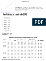 Perfil Tubular Cuadrado (OR) PDF