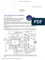 170W Class D Amplifier Schematic Diagram