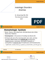 1-Hematological Disorders DR Ahmad Aqel 12 - 2017