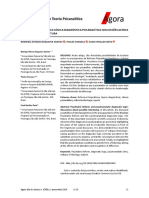 Reforma Psiquiátrica Brasileira e Lógica Diagnóstica: Discussoes Acerca de Uma Possível Tecitura