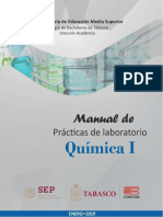 Manual de Practicas Del Laboratorio de Quimica 1-Ene 2019 PDF