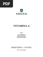 Download Trabalho Sobre Vitamina a - Prof Carlos Sampaio - Bioquimica by July Maison SN45065696 doc pdf