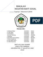 Makalah Laporan Bakti Sosial