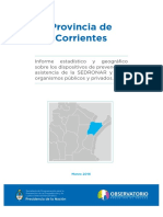 Informe Provincial Corrientes