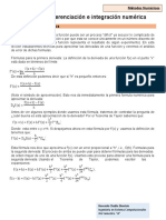 Diferenciación e Integración Numérica